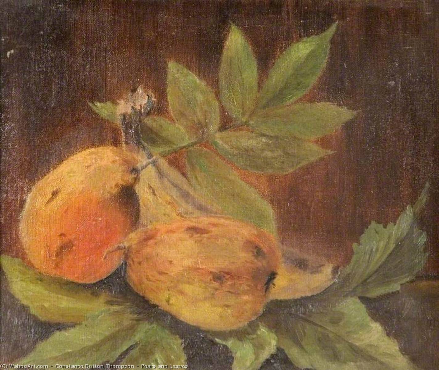 Pears And Leaves — Constance Dutton Thompson