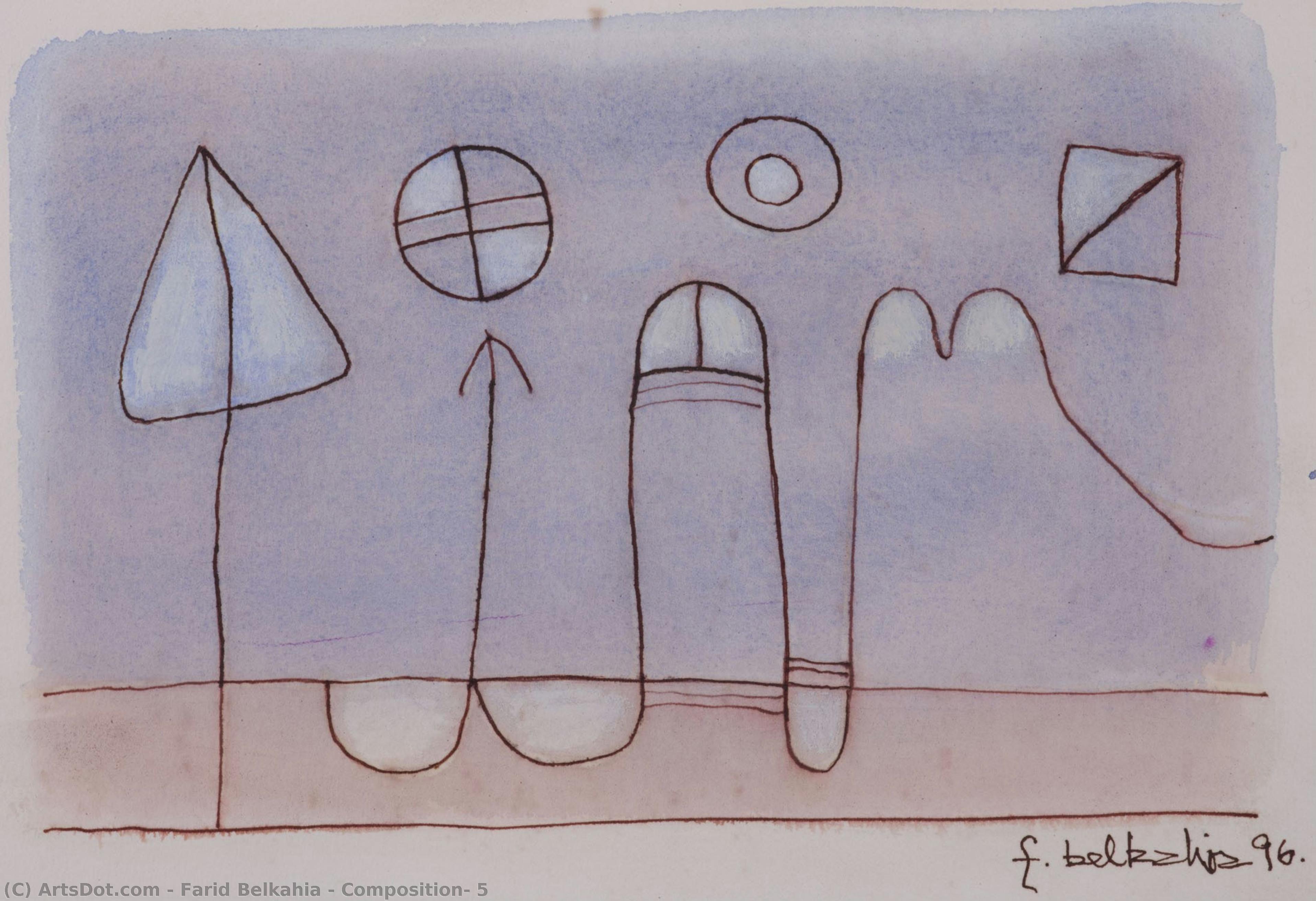 Composition, 5 — Farid Belkahia