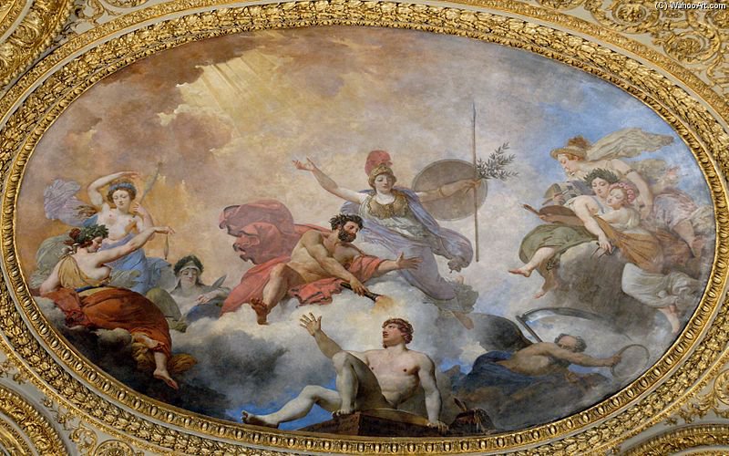 Creation Of Man Prometheus Berthelemy Louvre — Jean Baptiste Mauzaisse