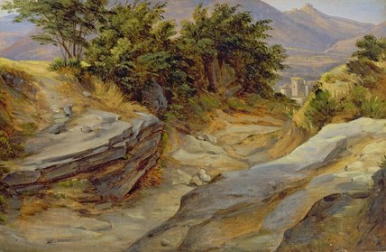 Italian Mountain Landscape, C.1824 — Joachim Faber