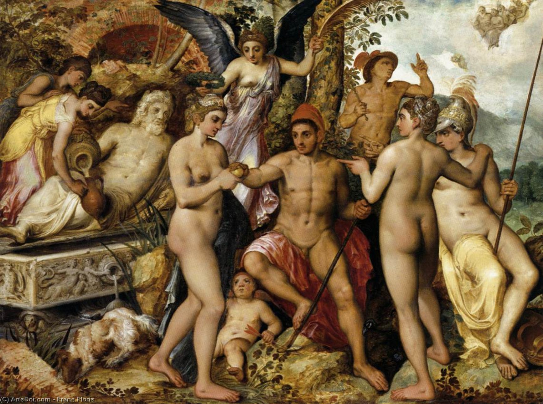 The Judgment Of Paris — Frans Floris