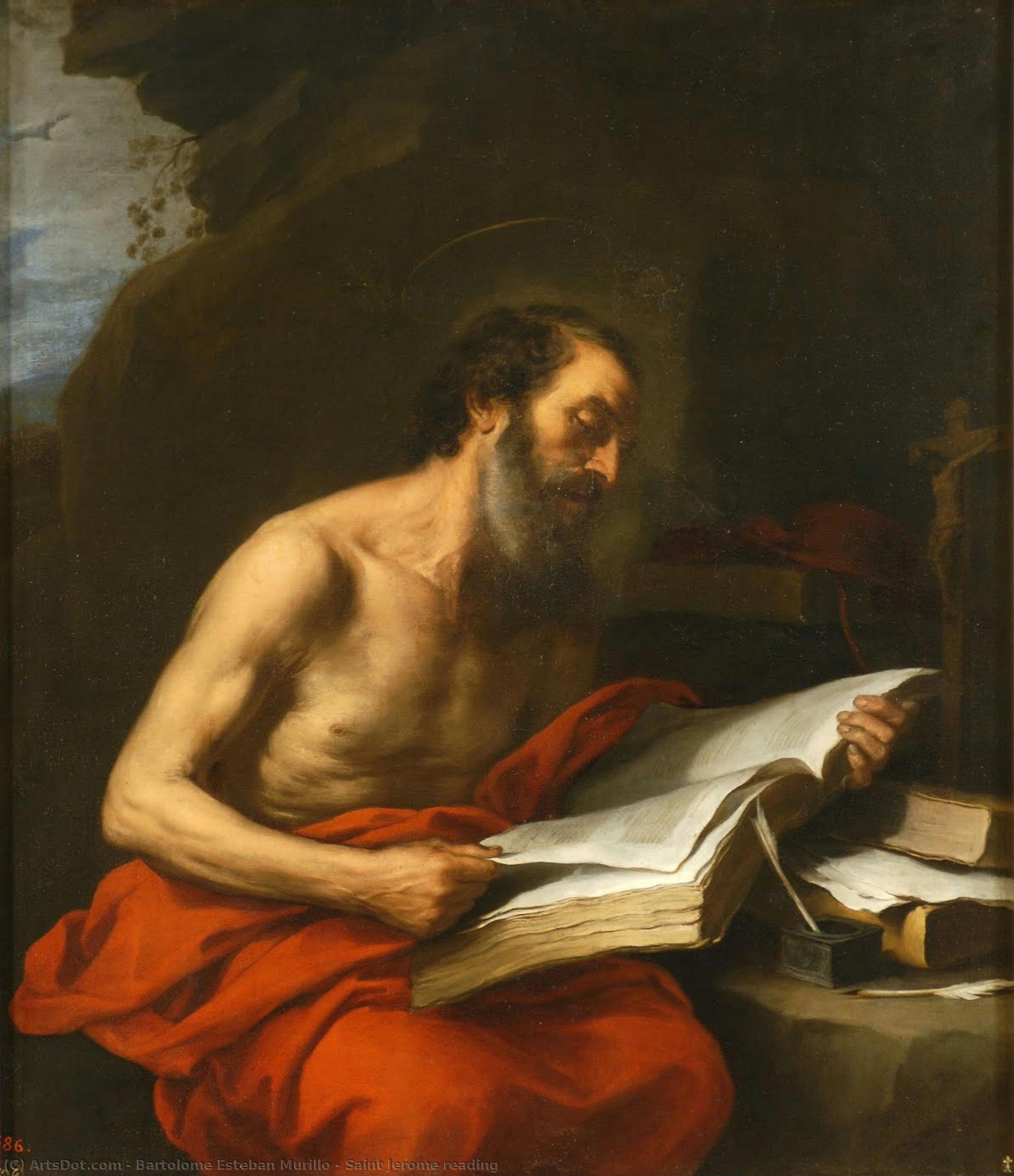 Saint Jerome Reading — Бартоломе Эстебан Мурильо