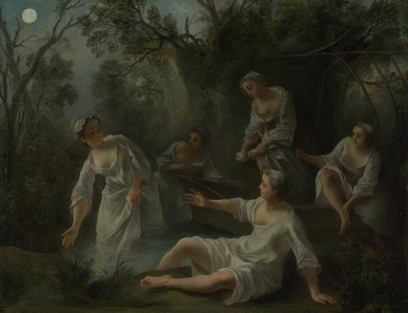 The Four Times Of Day Evening — Nicolas Lancret