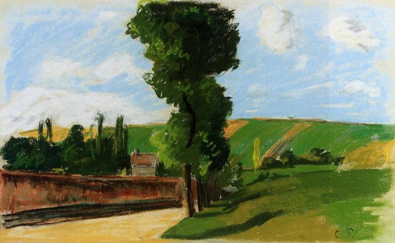 Landscape At Pontoise 1 — Camille Pissarro