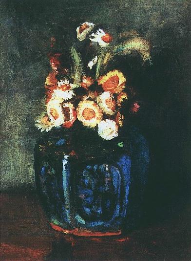 Ginger Jar Filled With Chrysanthemums — Vincent Willem Van Gogh