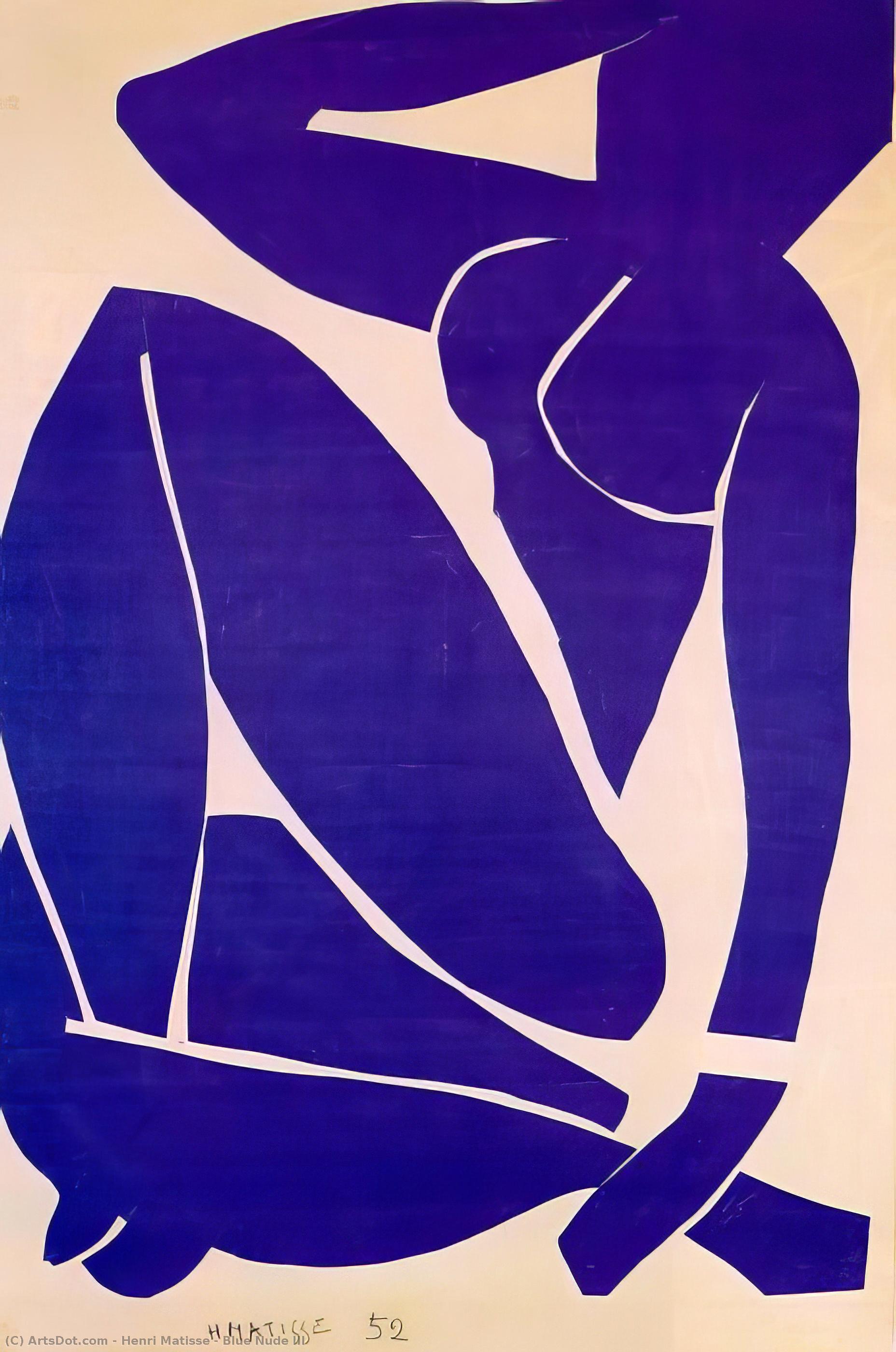 Blauer Nackt Iii — Henri Matisse