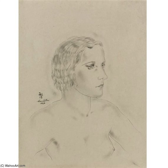 Buste De Jeune Femme — Léonard Tsuguharu Foujita