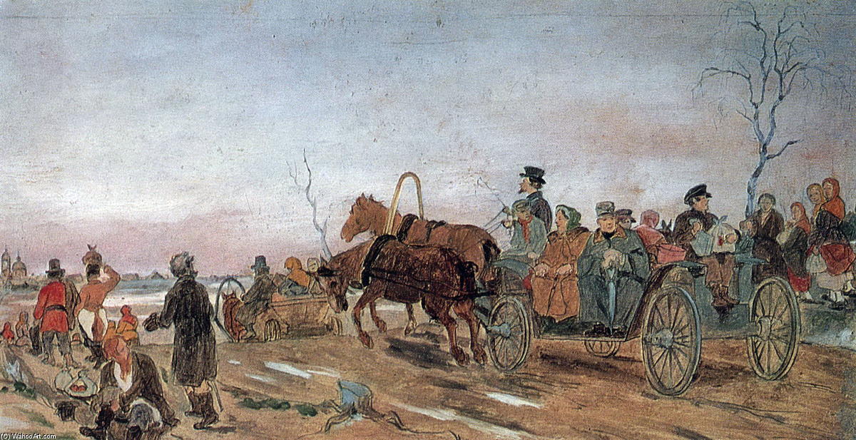 Evening On Holy Saturday — Vasily Grigoryevich Perov