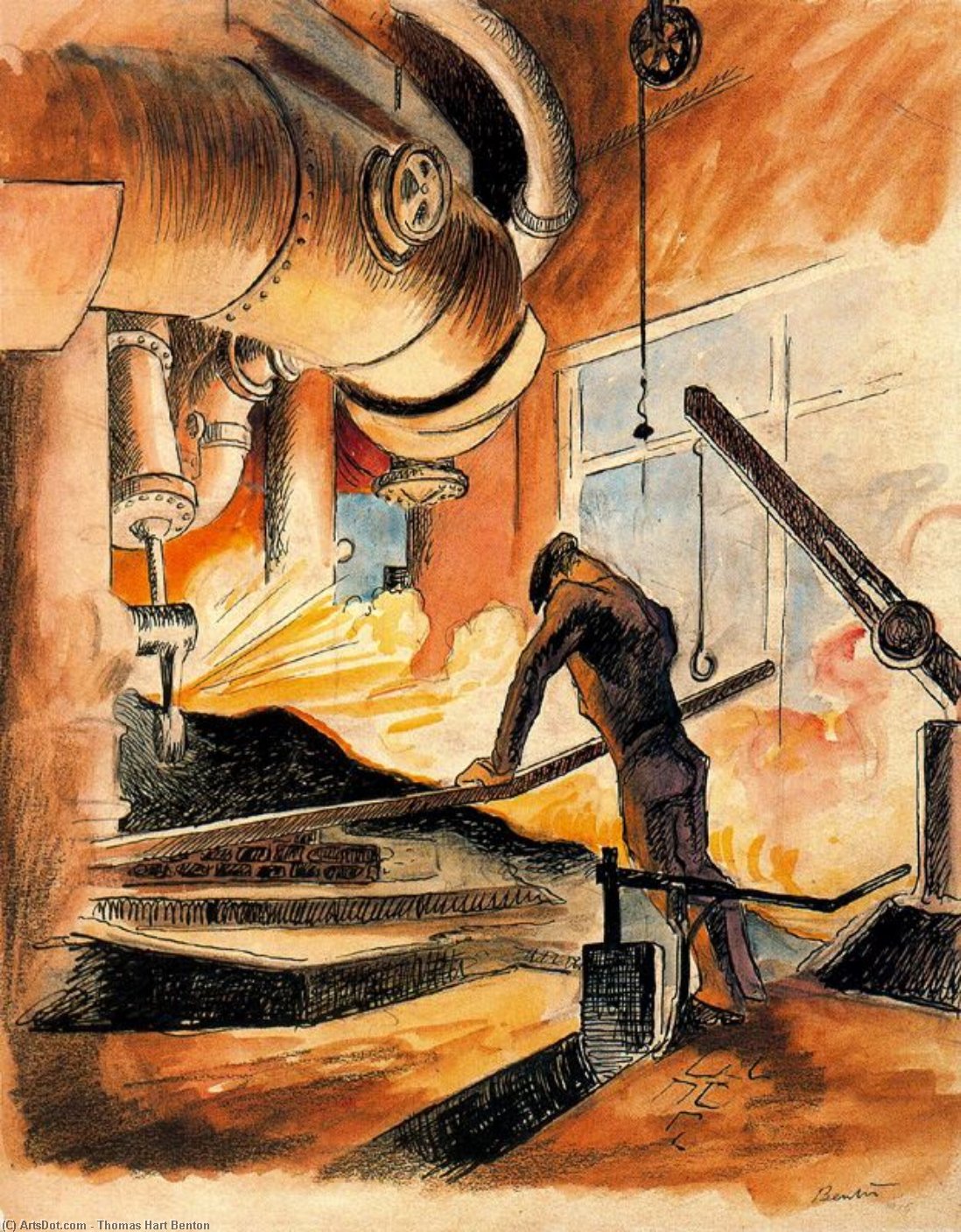Blast Furnace 1 — Томас Харт Бентон