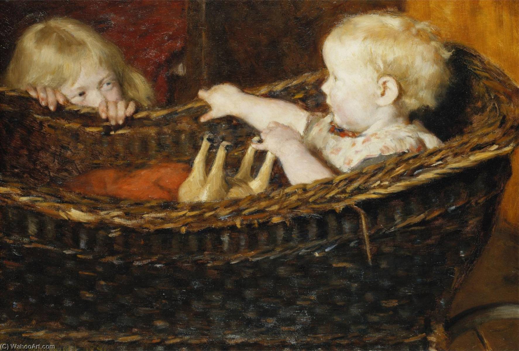 Children Playing — Erik Werenskiold
