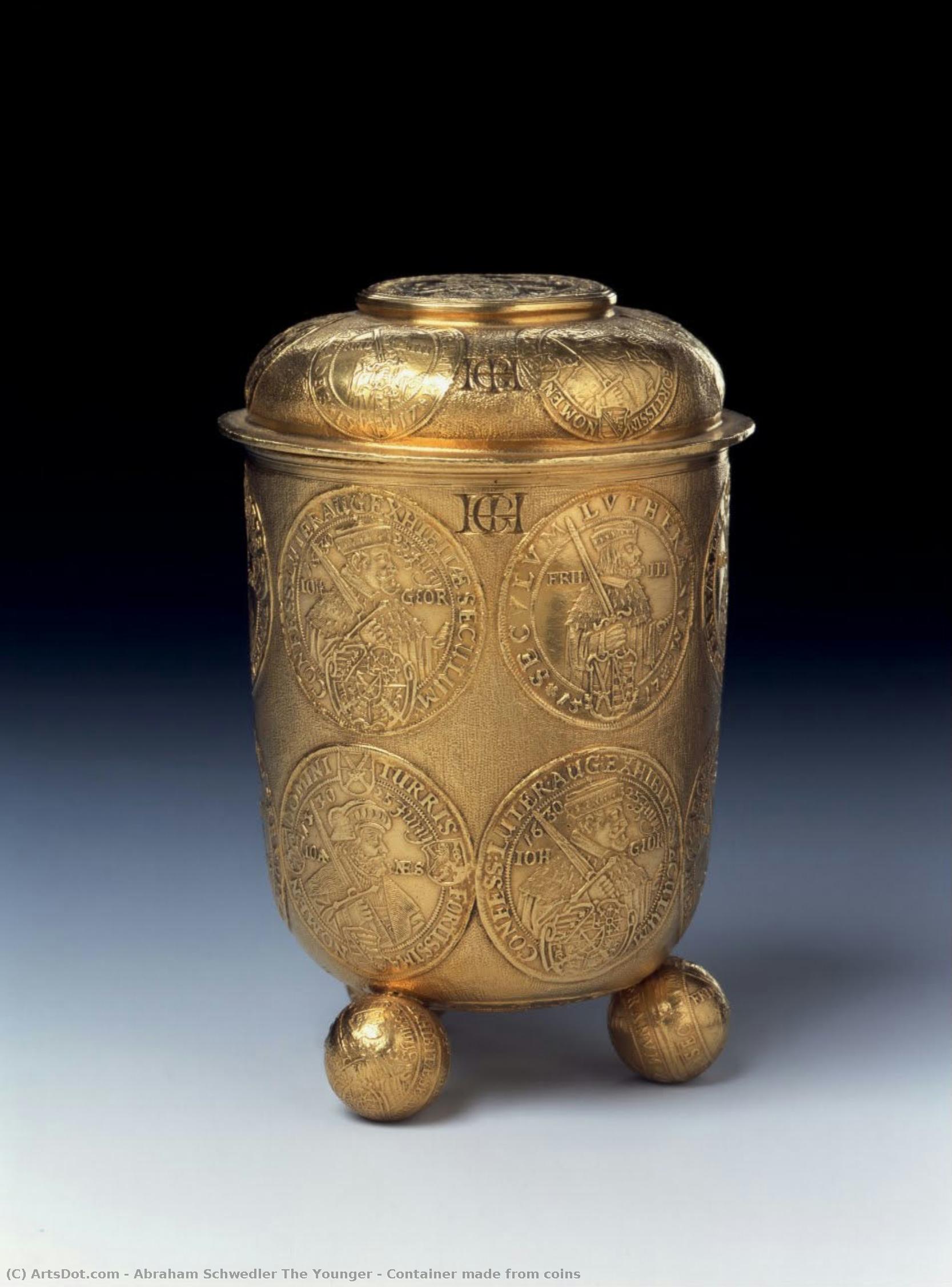 Container Made From Coins — Abraham Schwedler The Younger