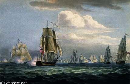 Sir Sidney Smith's Squadron Engaging A French — Томас Уиткомб