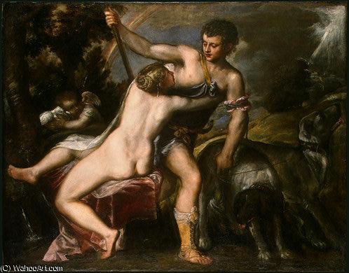 Venus And Adonis Ngw — Titian