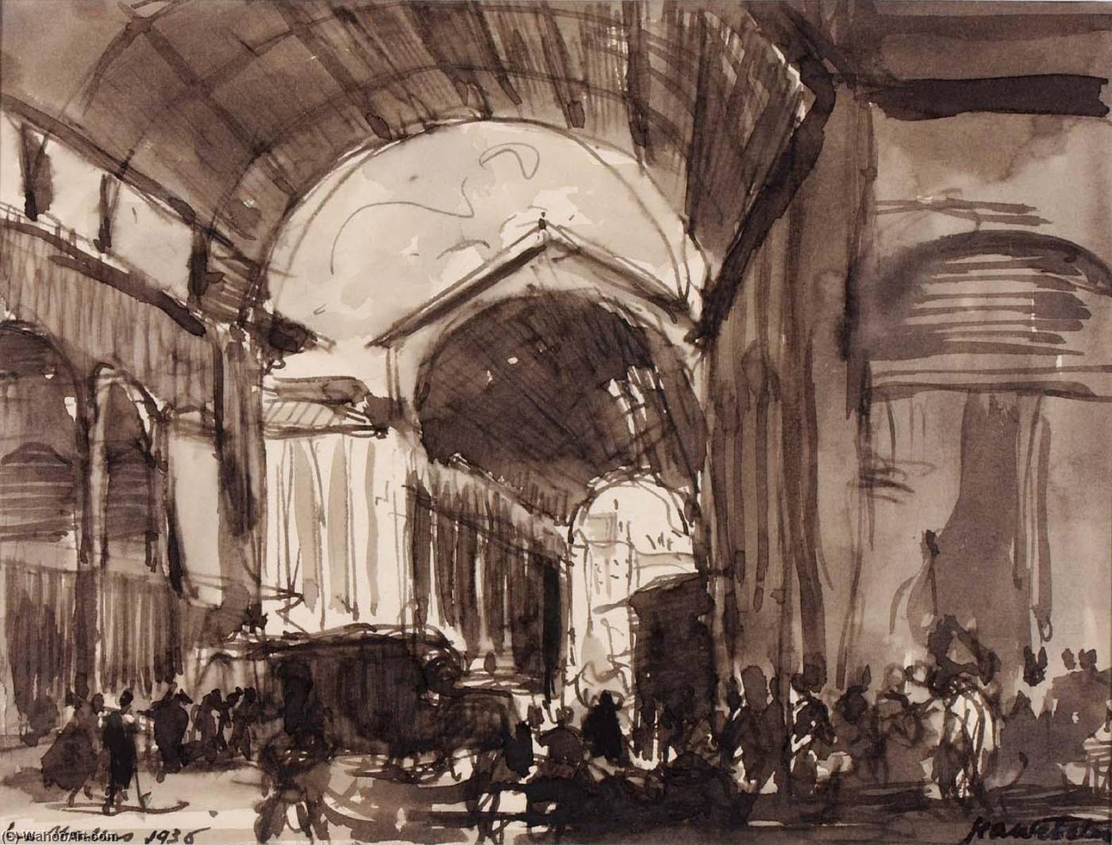 Les Halles, Paris — Herman Armour Webster