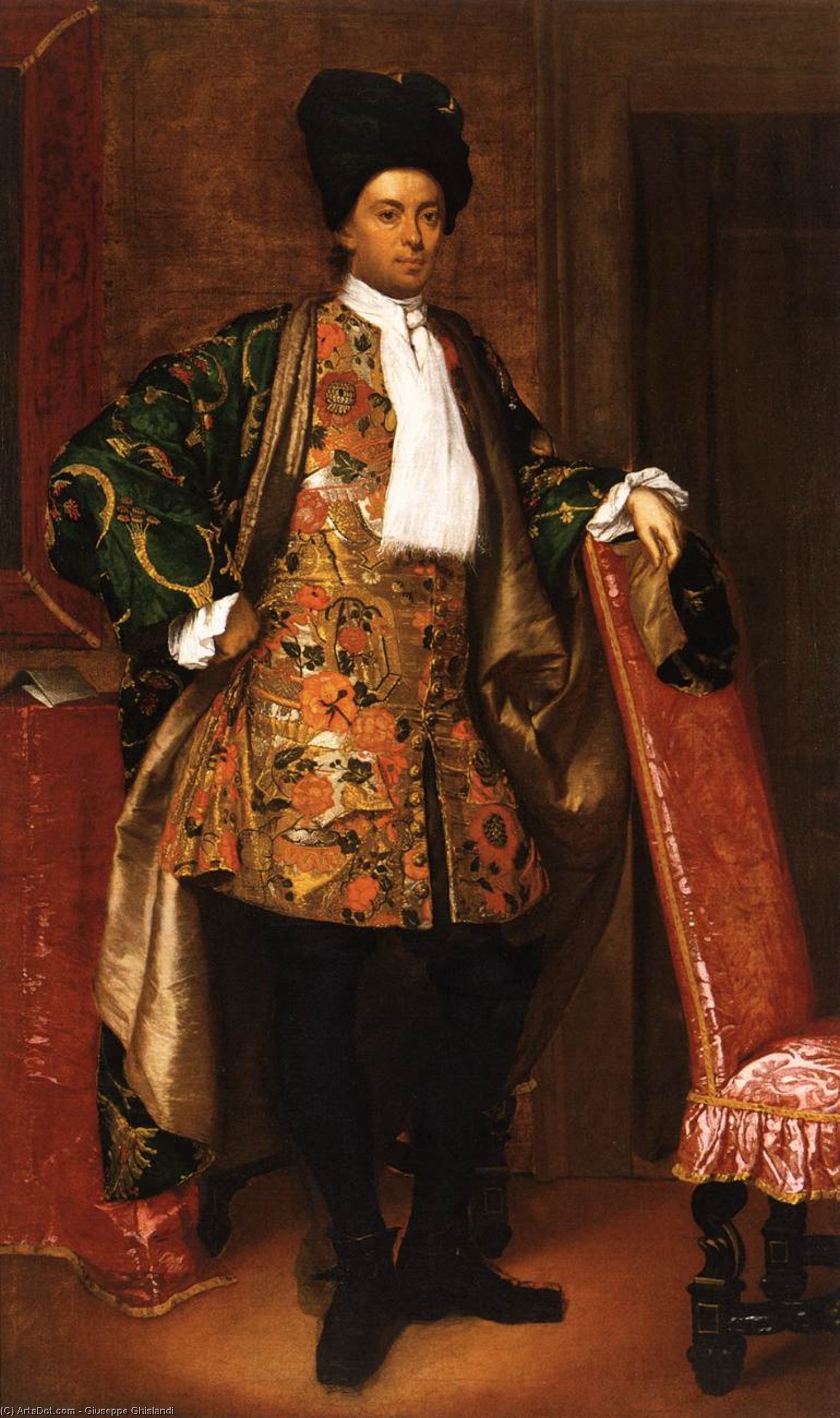 Portrait Of Count Giovanni Battista Vailetti — Giuseppe Ghislandi
