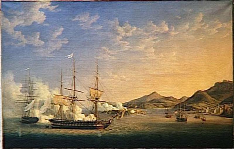 Attaque Et Prise Du Fort De L'ile Verte.15 Aout 1823 — Pierre Julien Gilbert
