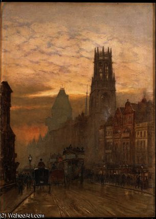 Fleet Street By Temple Bar — Herbert Menzies Marshall