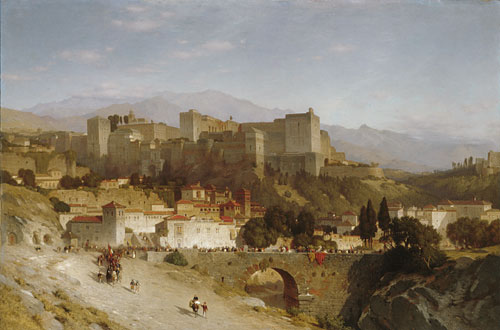 The Hill Of The Alhambra Granada — Samuel Colman