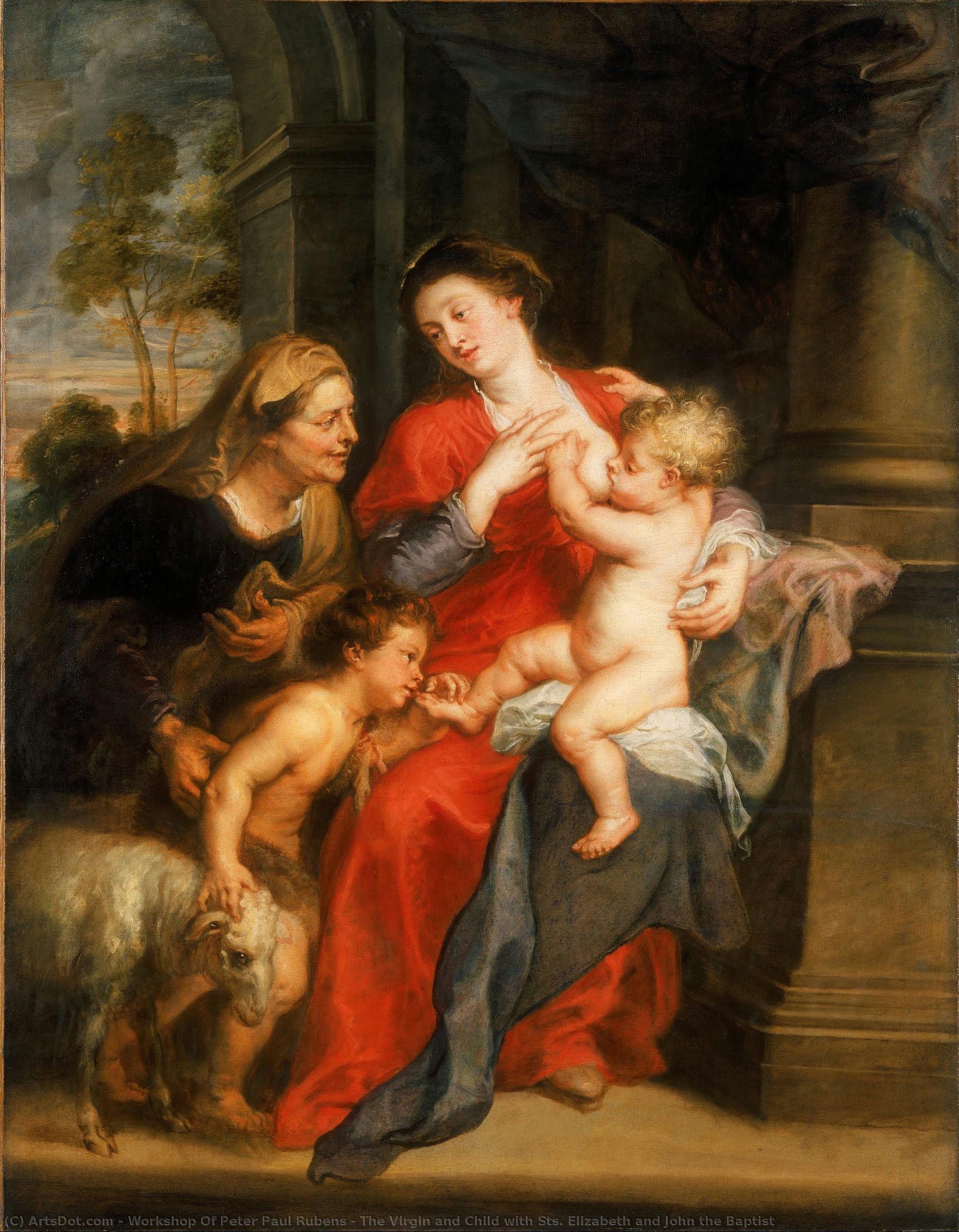 The Virgin And Child With Sts. Elizabeth And John The Baptist — Radionica Petra Pavla Rubensa