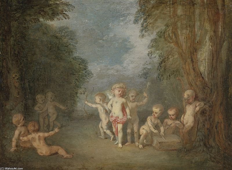 The Kingdom Of Love — François Louis Joseph Watteau (watteau De Lille)