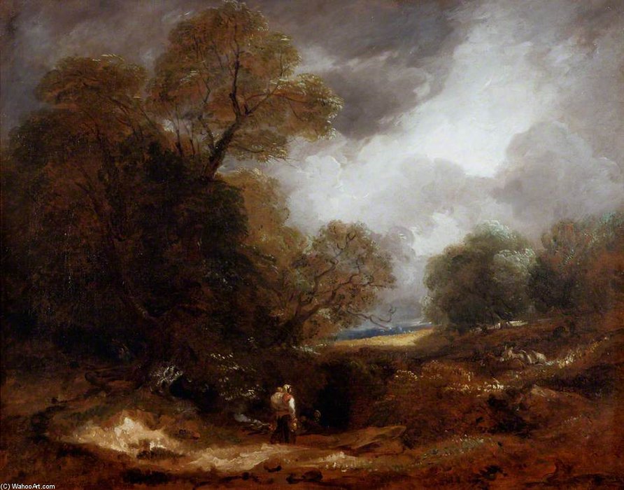 Landscape With Figures - — Thomas Barker