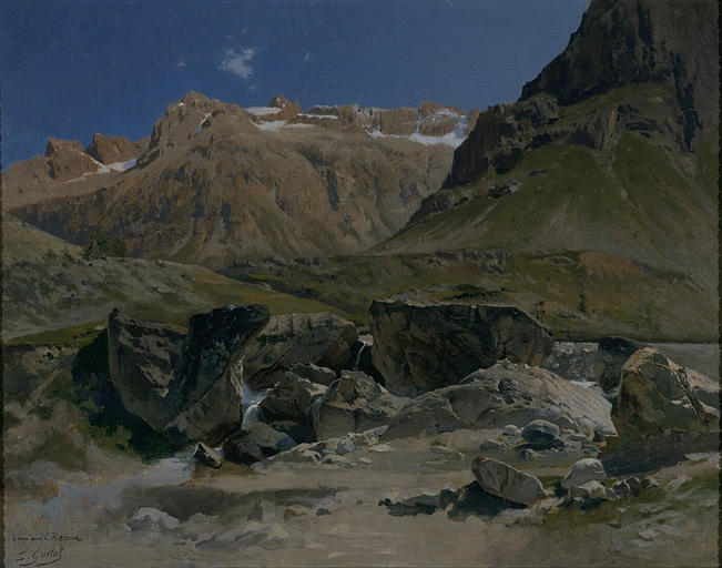 Rochers À La Bérarde. Etude — Laurent Guetal