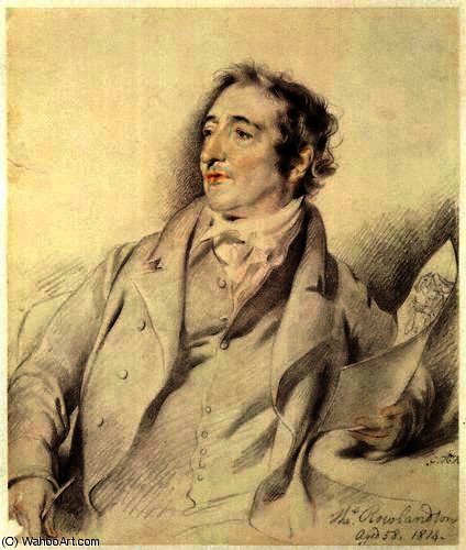 Thomas Rowlandson Portrait — George Henry Harlow