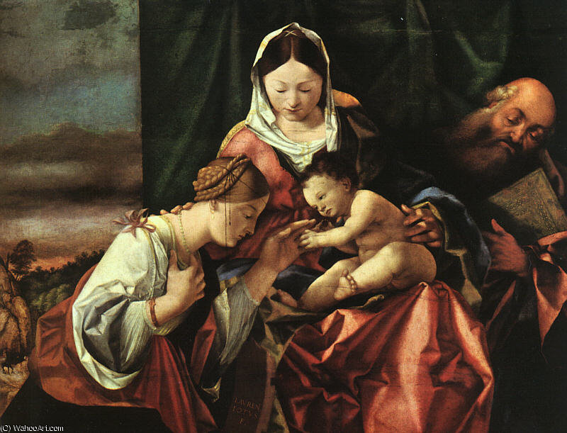 The Mystic Marriage Of St Catherine — Lorenzo Lotto