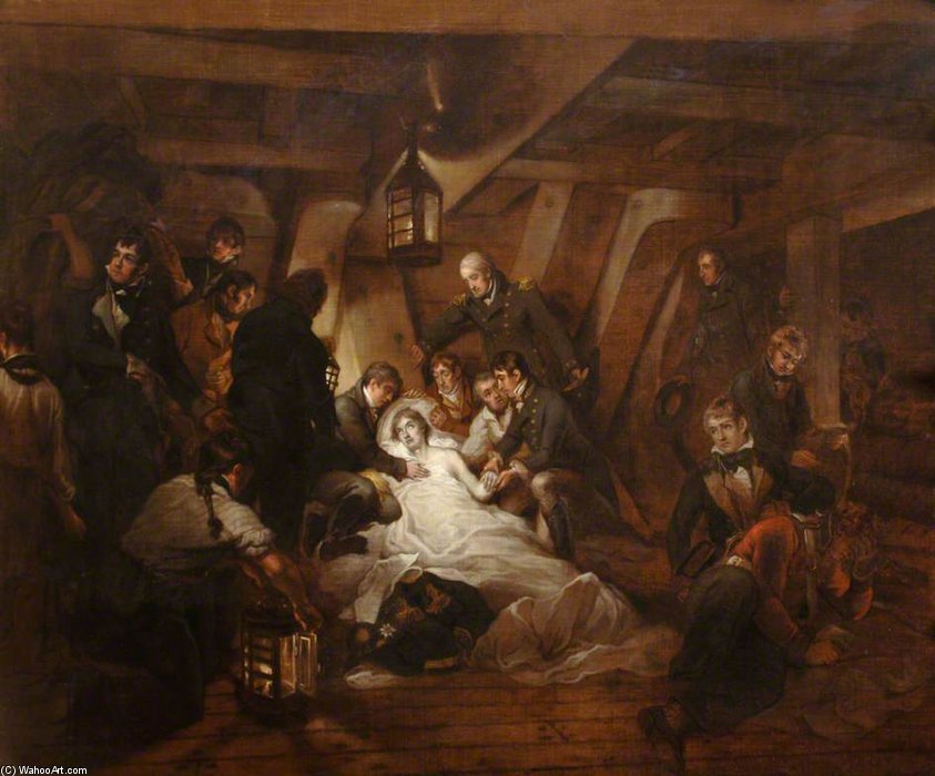 The Death Of Nelson — Артур Уильям Девис