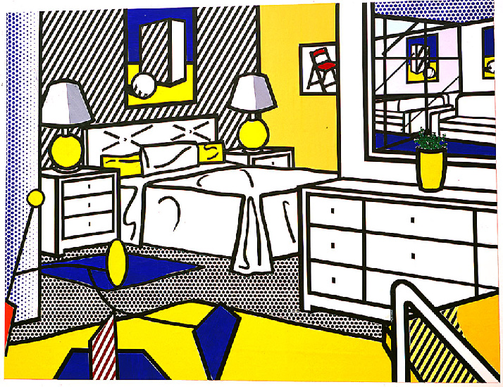 Interior With Mobile — Рой Лихтенштейн