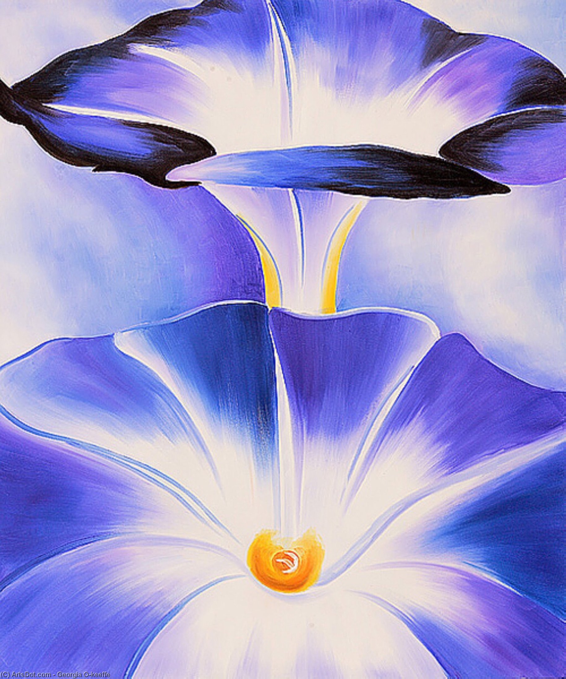 Blue Morning Glories — Georgia O'keeffe