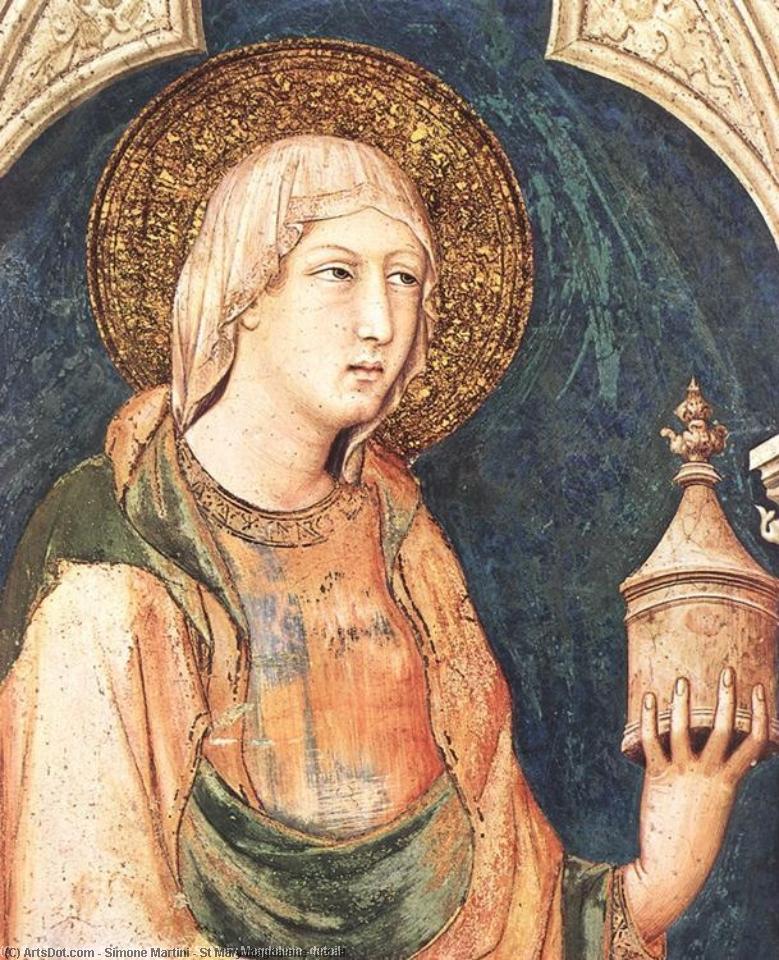 St Mary Magdalene (detail) — Simone Martini