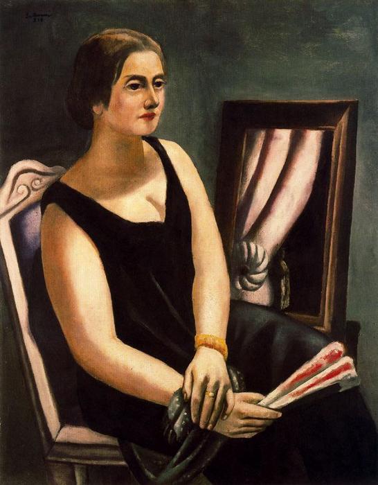 Portrait Of Minna Beckmann-tube — Max Beckmann
