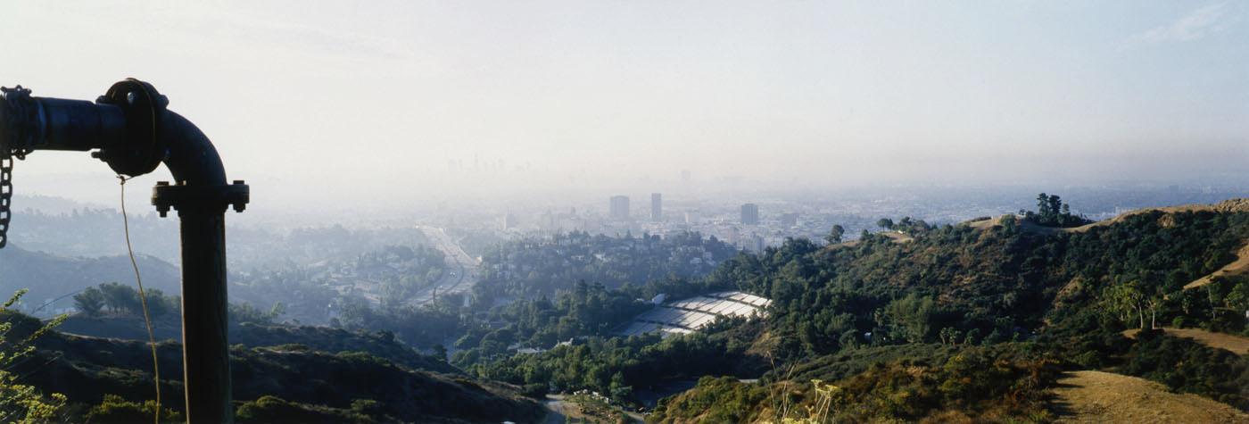 Mulholland At The Hollywood Overlook, Los Angeles, California 1992 — Karen Halverson