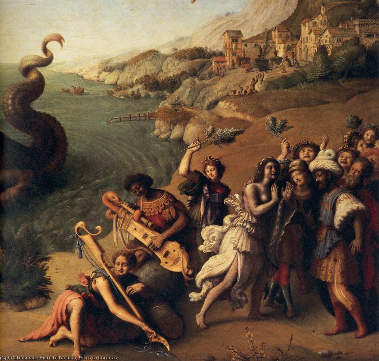 Perseus Frees Andromeda (detail) (10) — Piero Di Cosimo (piero Di Lorenzo)