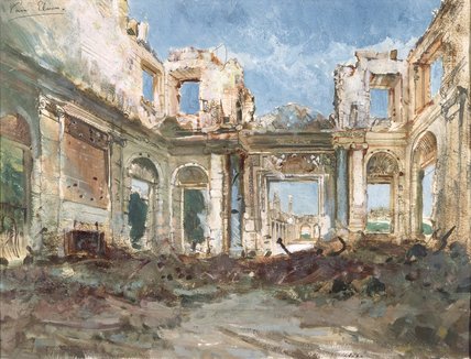 The Chateau De Saint-cloud After The Fire — Pierre Tetar Van Elven