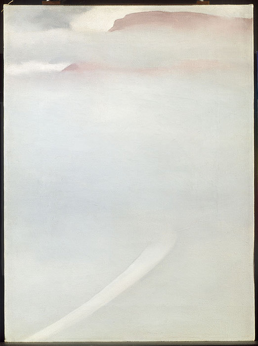Road - Mesa With Mist, — Georgia O'keeffe