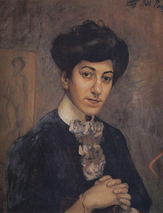 Portrait Of The Artist's Wife — Kuzma Petrov-vodkin