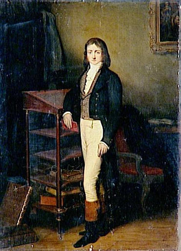 Portrait De Jeune Homme — Henry Scheffer