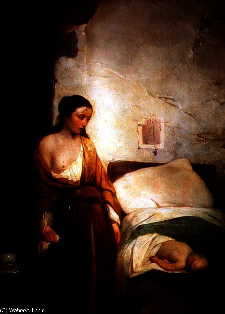 Poor Mother — Girolamo Induno