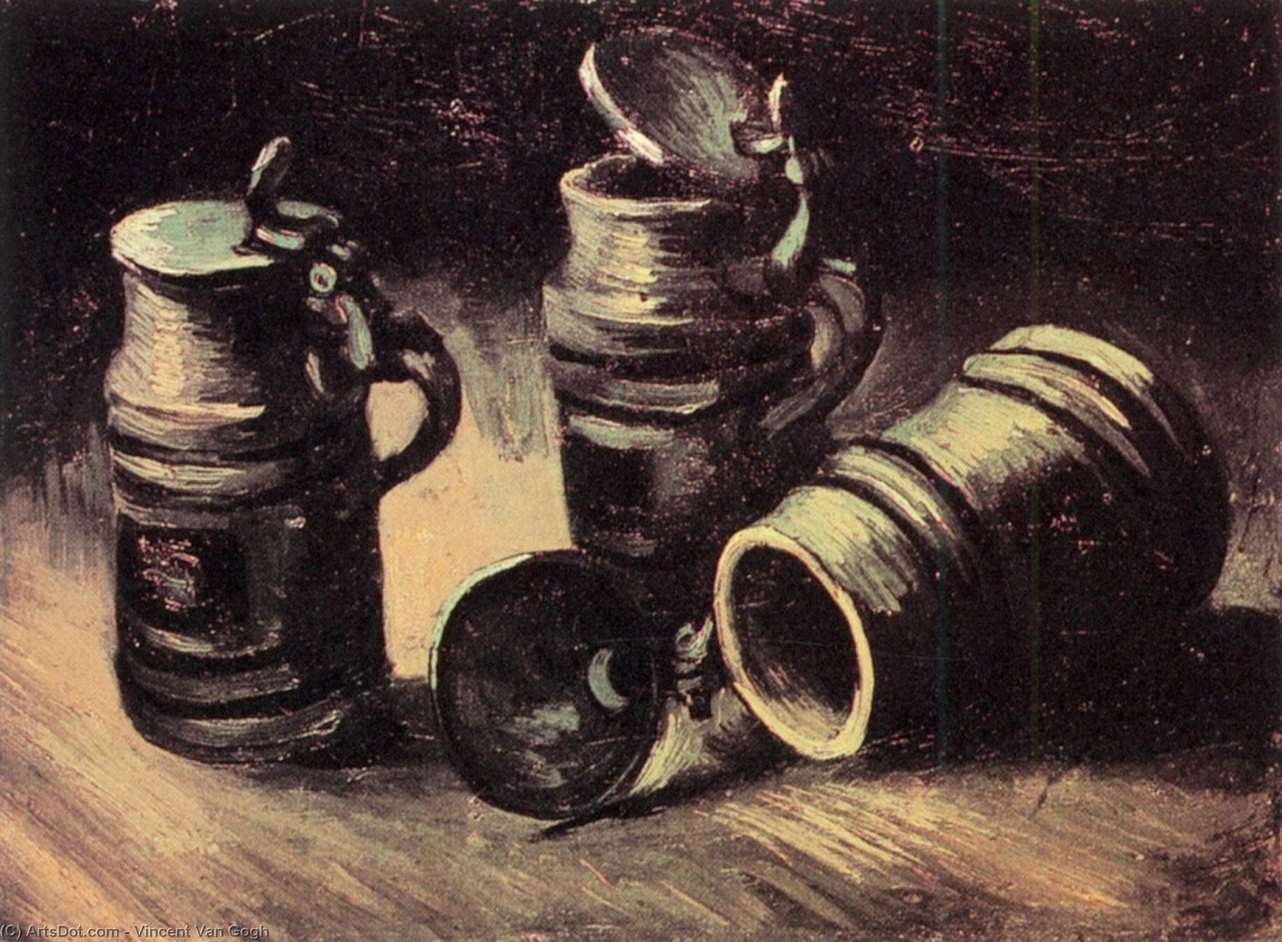 Beer Tankards — Vincent Willem Van Gogh