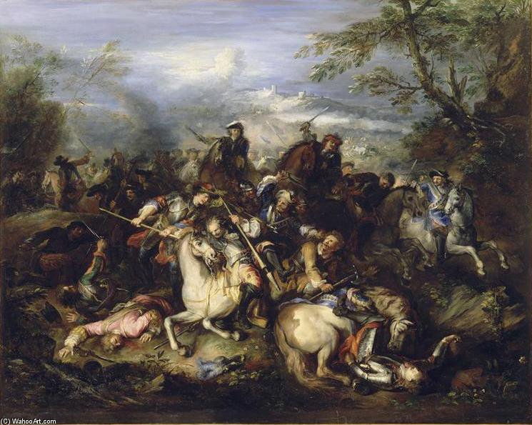 Combat De Leuze — Joseph Parrocel