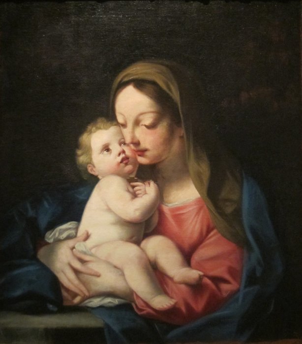 Madonna And Child — Marcantonio Franceschini