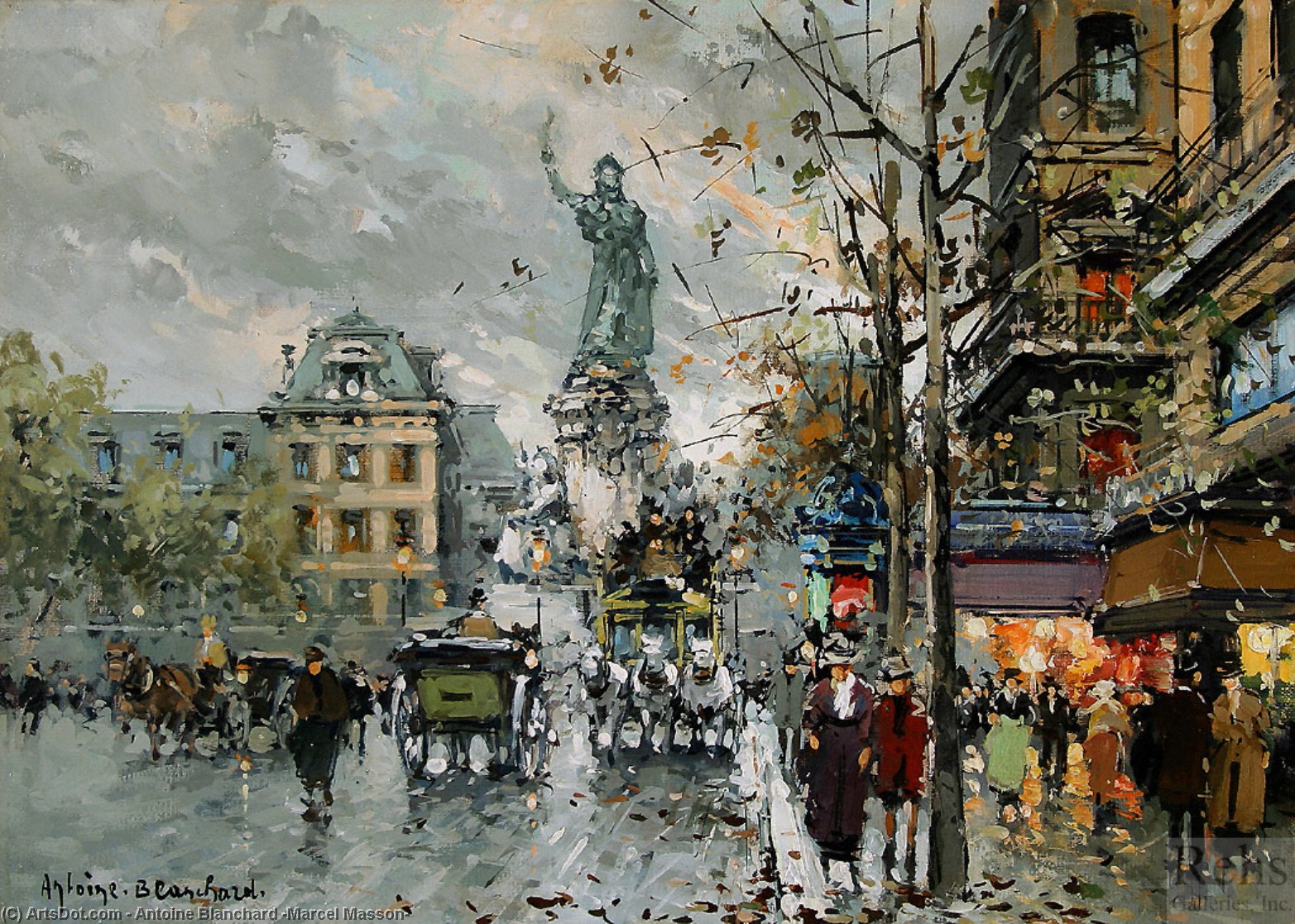Place De La Republique — Antoine Blanchard (marcel Masson)