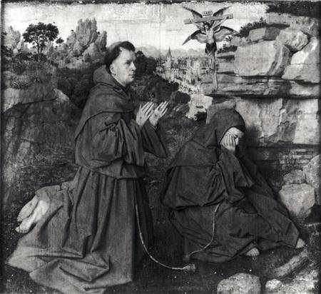 St. Francis Receiving The Stigmata — Hubert Van Eyck