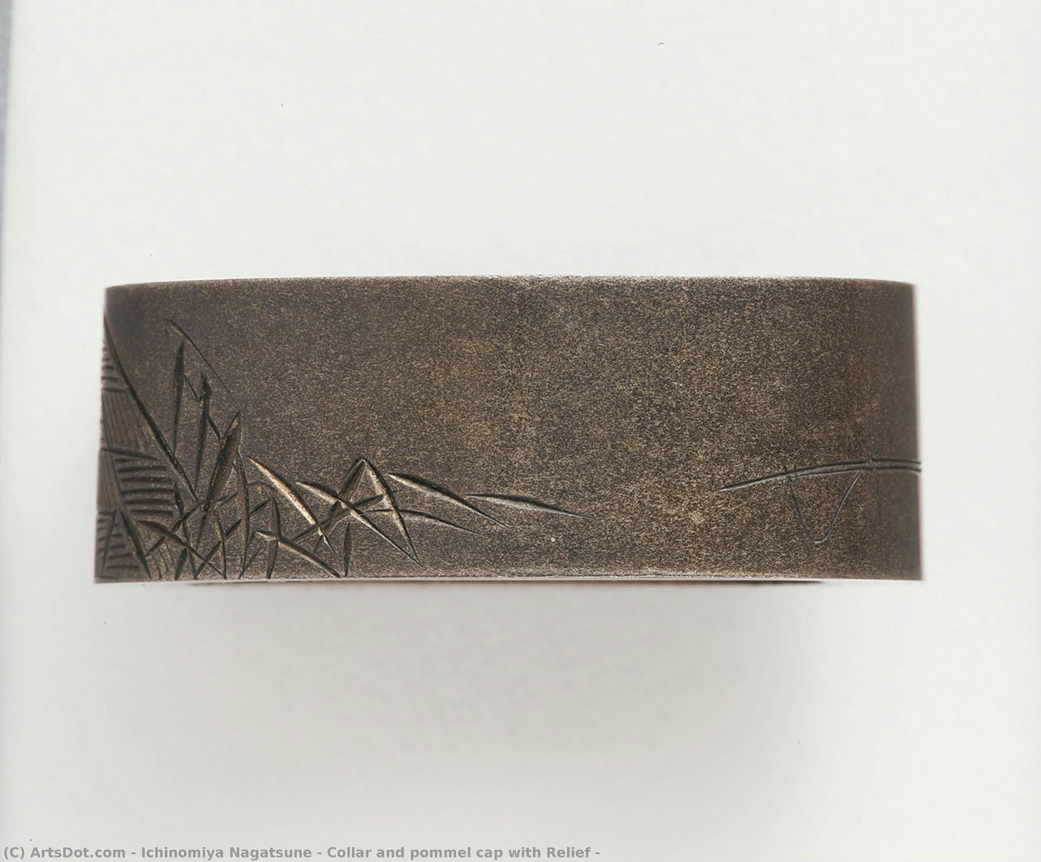 Collar And Pommel Cap With Relief — Ichinomiya Nagatsune