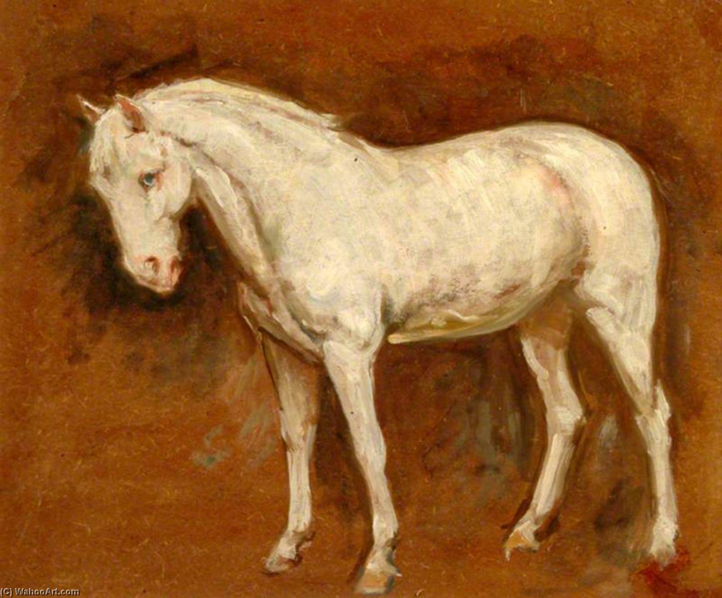 The Grey Horse (recto) — Percy Harland Fisher