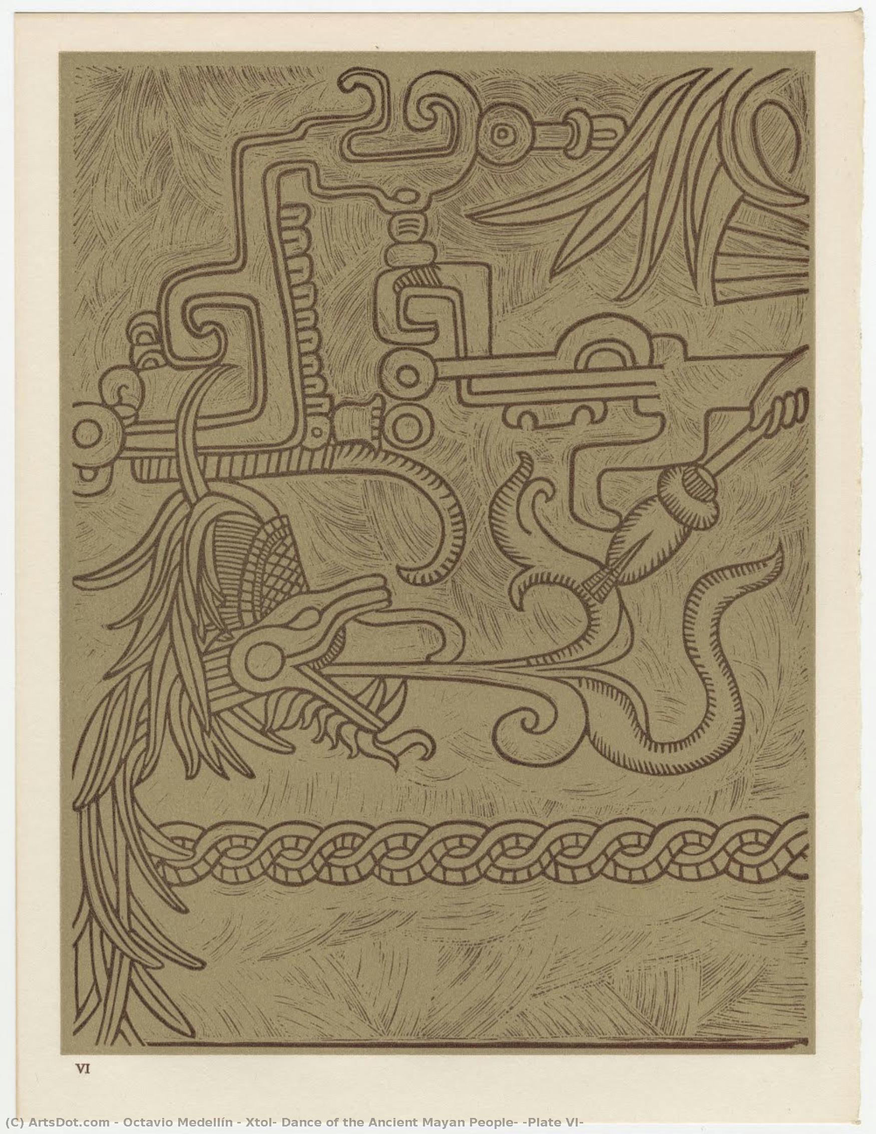 Xtol: Dance Of The Ancient Mayan People, [plate Vi] — Octavio Medellín