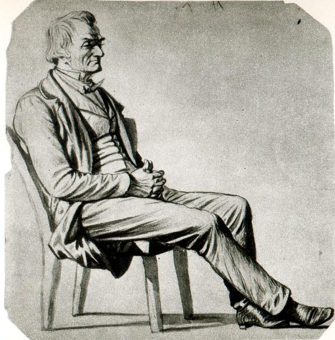 Study Of A Figure 19 — George Caleb Bingham