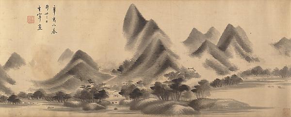 Landscape In The Style Of Mi Fu — Dong Qichang